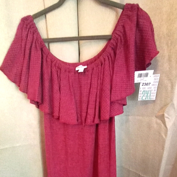 LuLaRoe Dresses & Skirts - Lularoe 2XL CICI FLOUNCE dress  #2307